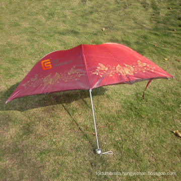 New Arrival Beautiful 3-Folding Coated UV Umbrellas (YSF3055)